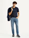 Men's 512 Blue Slim Tapered Fit Mid Rise Selvedge Jeans