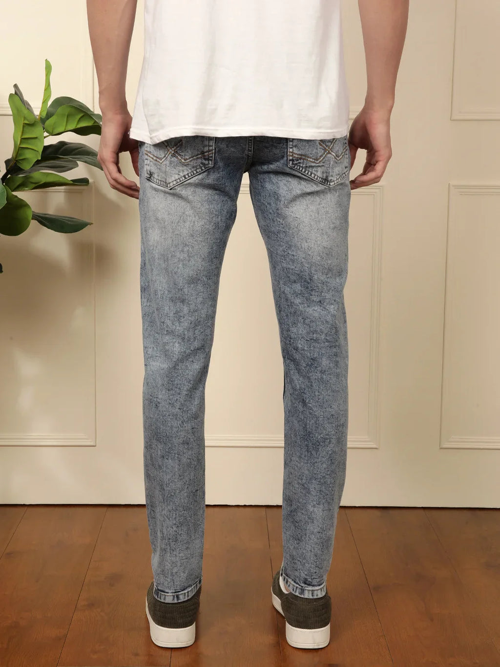Urban Skinny Fit Denim Jeans in Blue