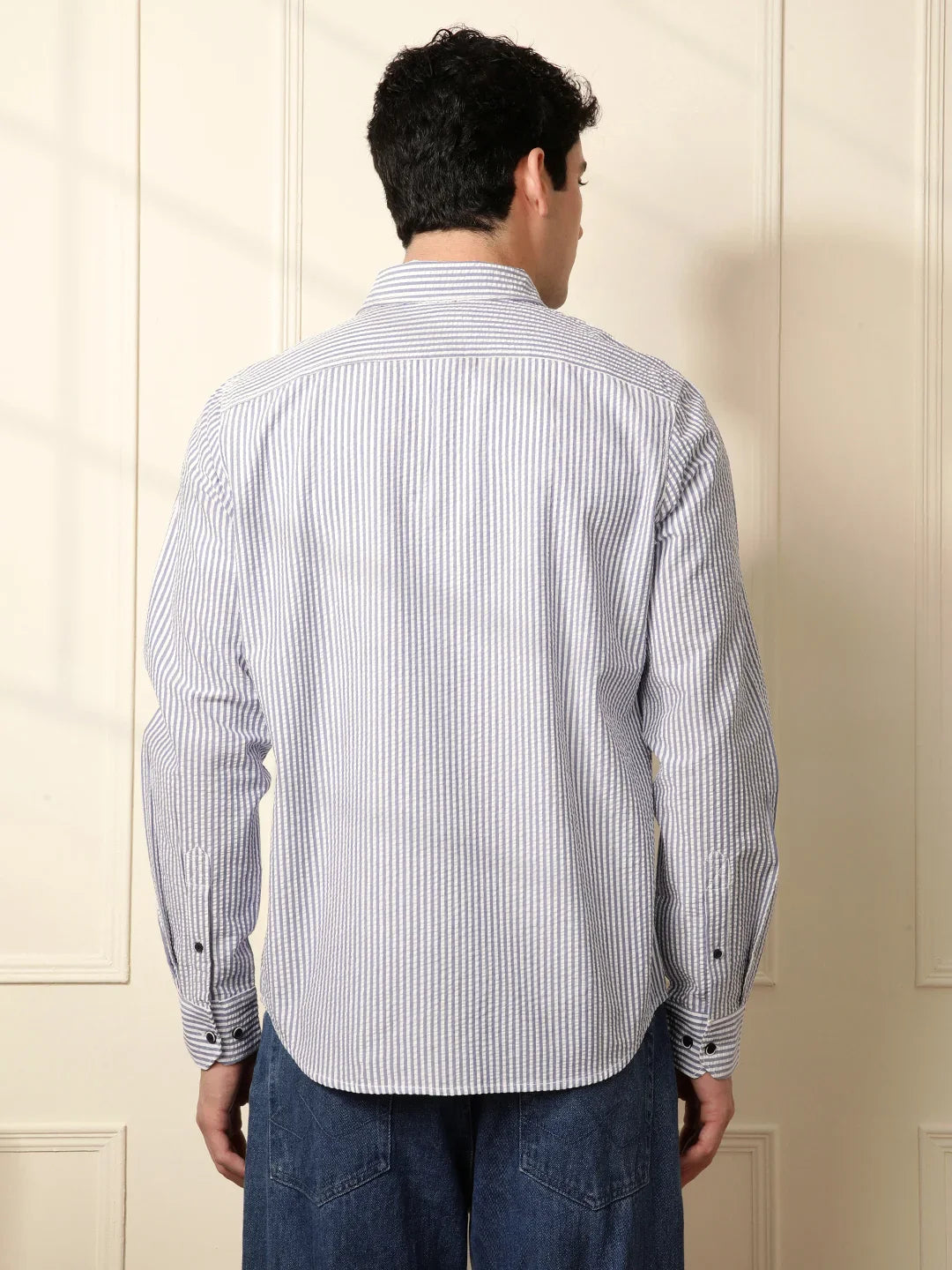 Classic Striped Shirt in Blue