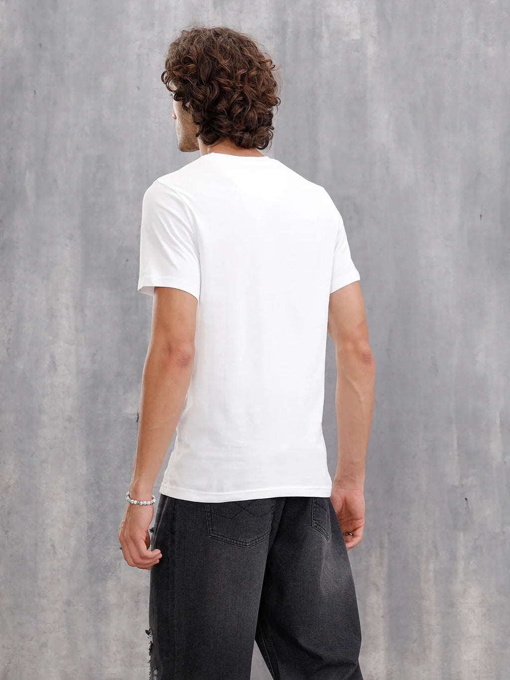 Cross-Stitch Inspired Brand Carrier Crew Neck With Embroidery   | Off White