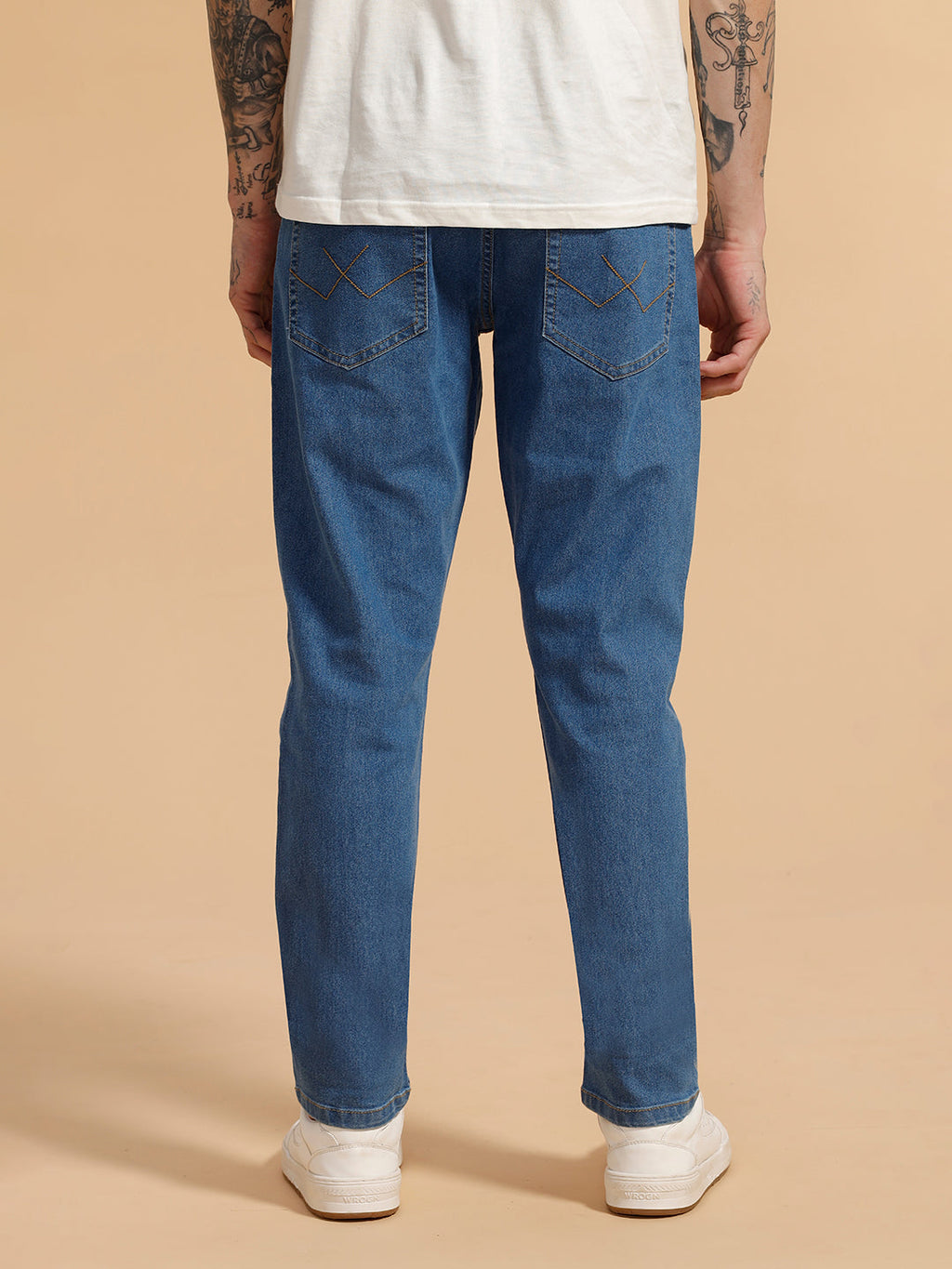 Faded Slim Fit Jeans | Blue