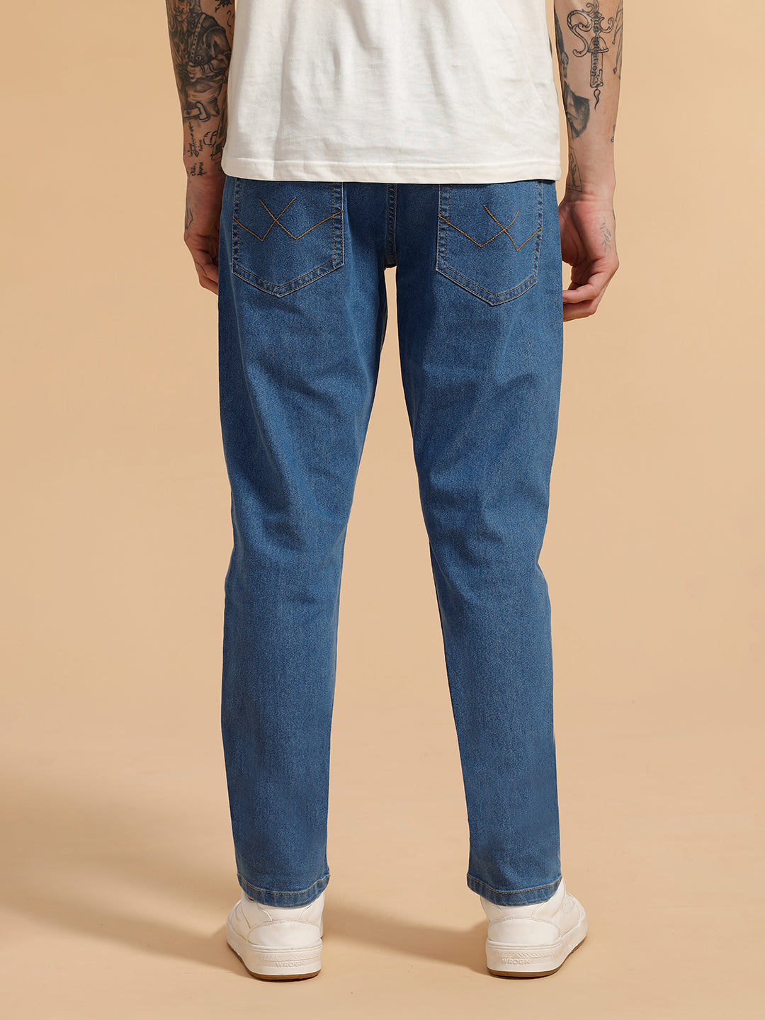 Faded Slim Fit Jeans | Blue