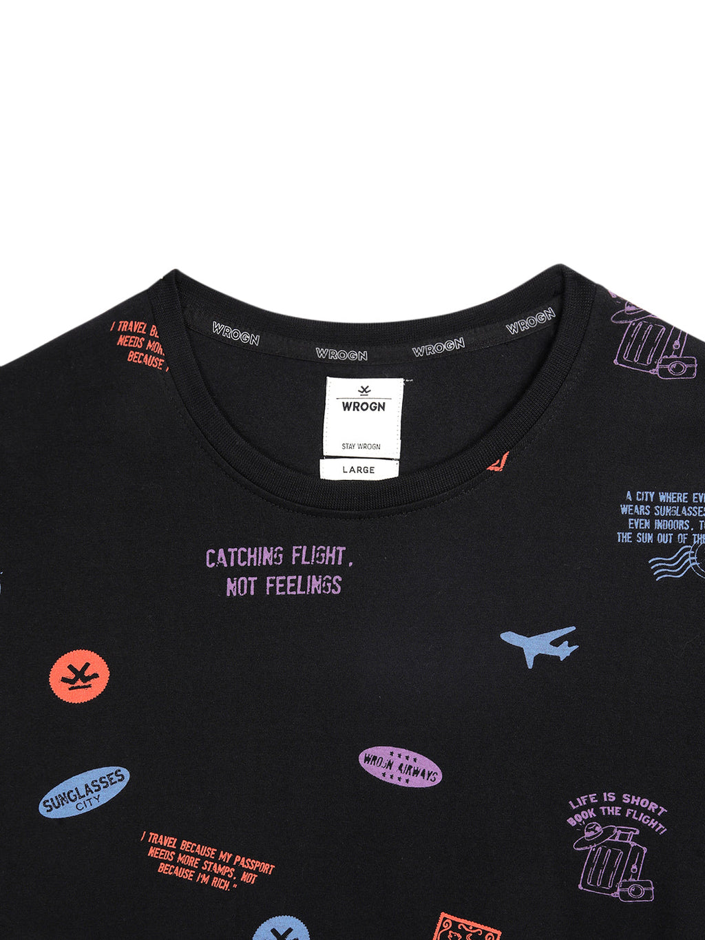 Classic Black AOP T-Shirt