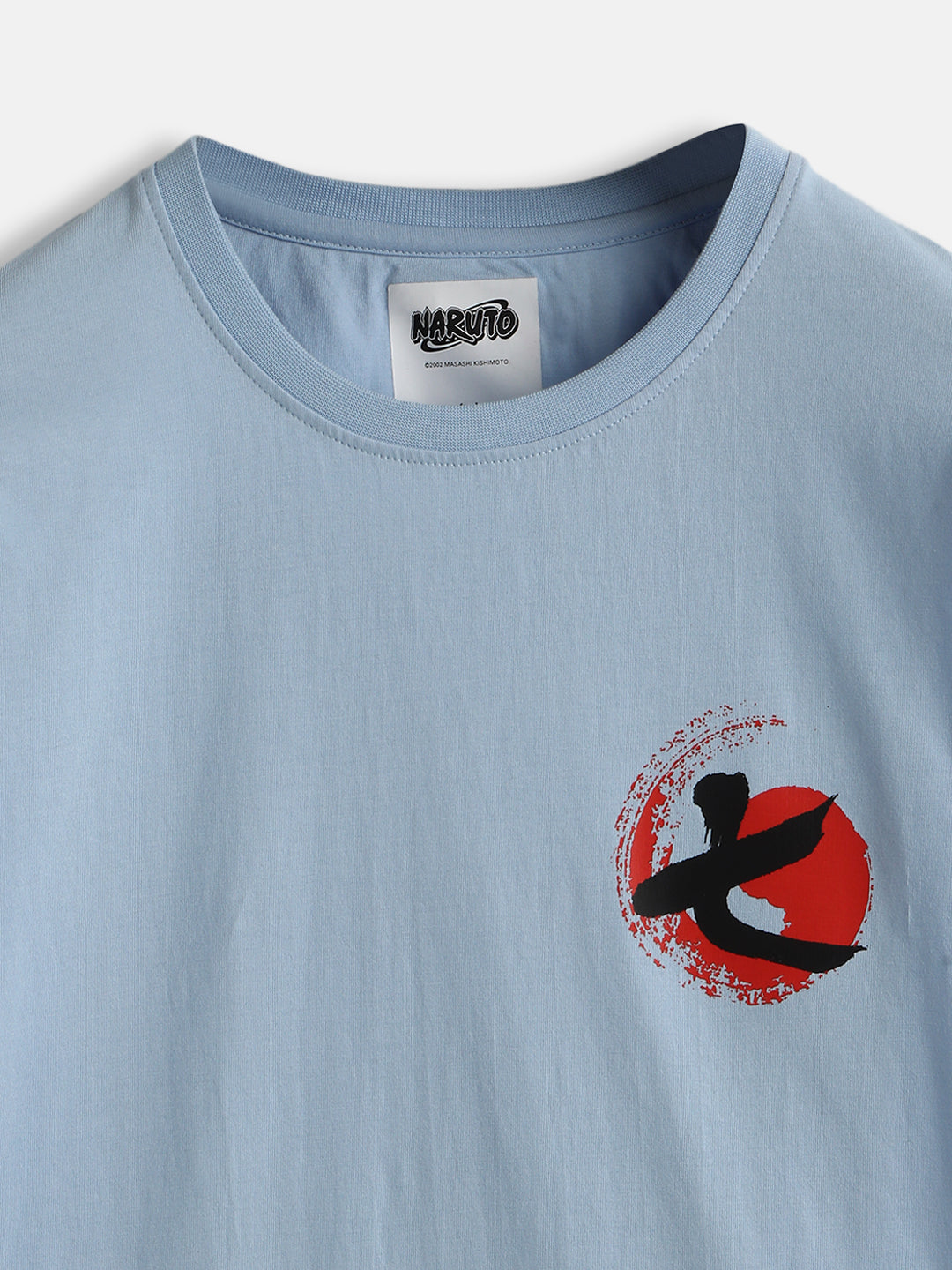 Blue Printed Naruto T-Shirt