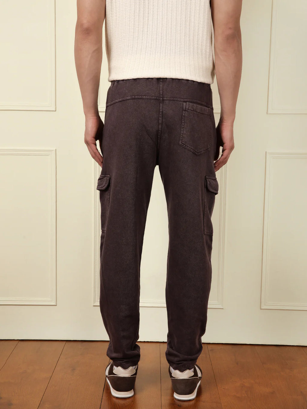 Acid Washed Jogger | Dark Brown