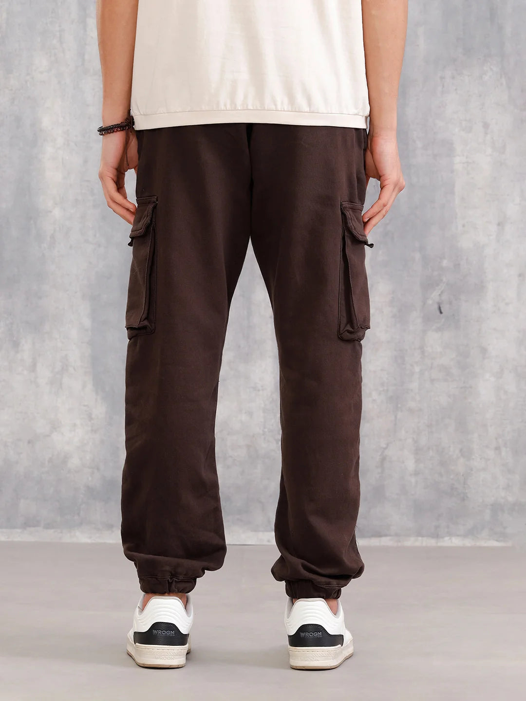 Straight Fit Cargo Jogger I Dk Brown