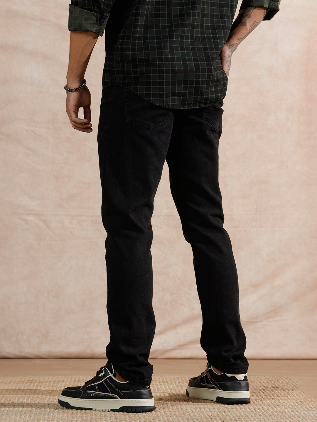 Casual Slim Fit Jeans | Black