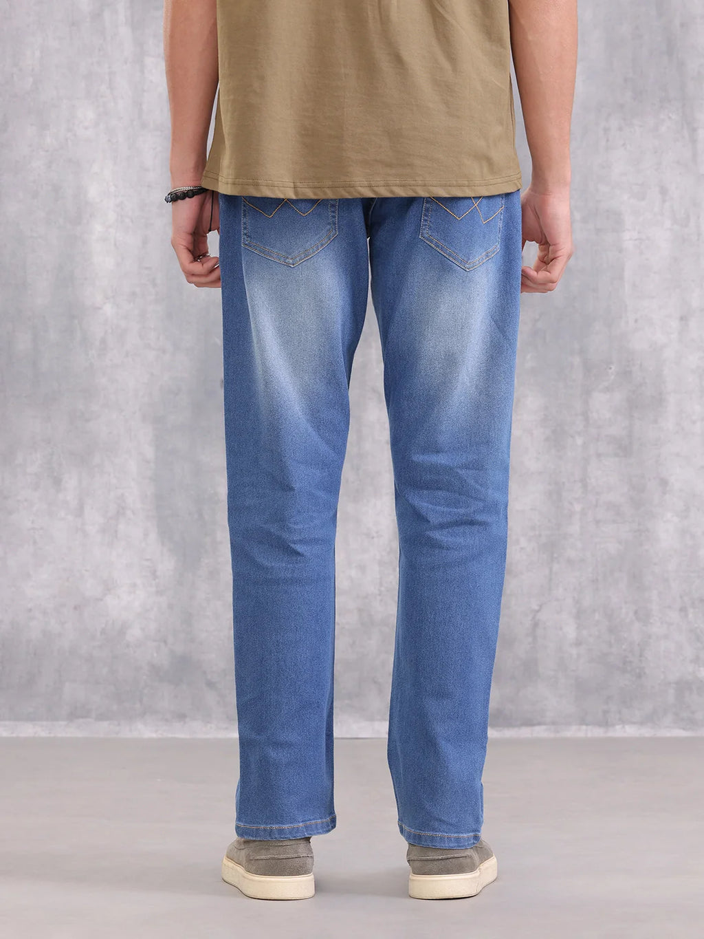 Low Fade Denim Jeans | Blue
