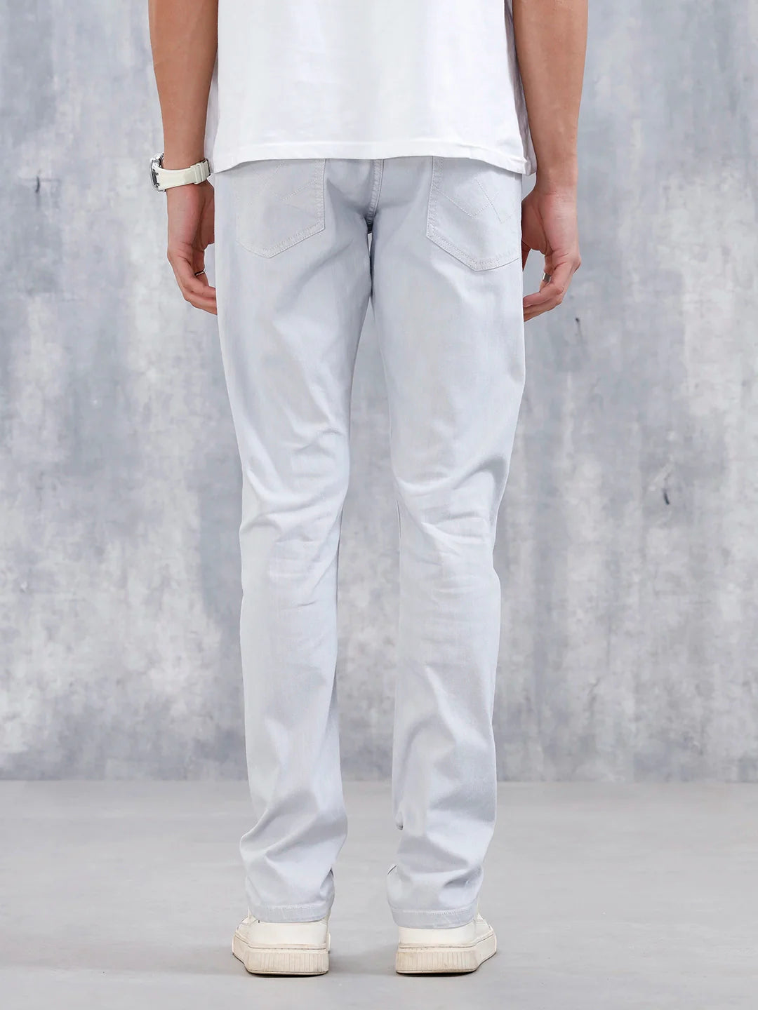Men's Casual Slim Fit Jeans | Grey