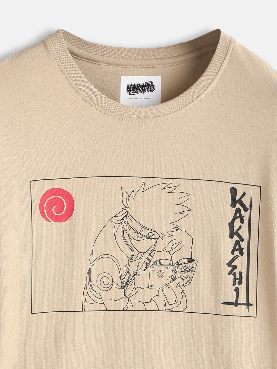 Kakashi Sensei Beige Naruto T-Shirt