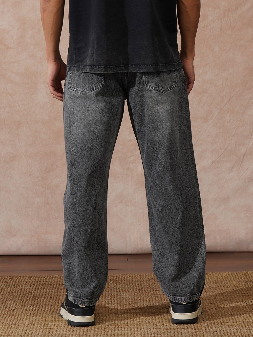 Casual Loose Fit Jeans | Grey