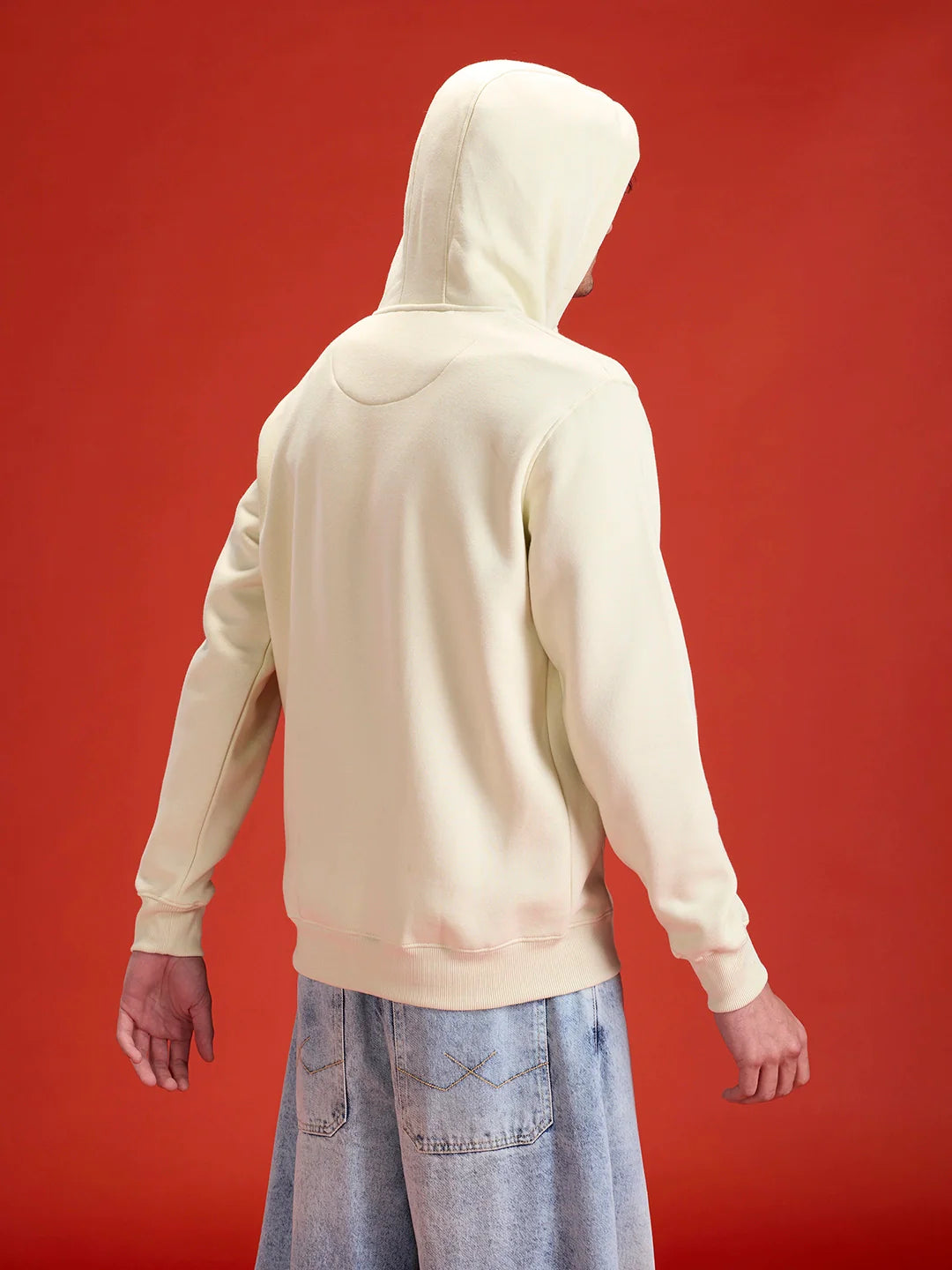 Men’s Solid Zip-Up Hoodie Sweatshirt | Aloe Wash