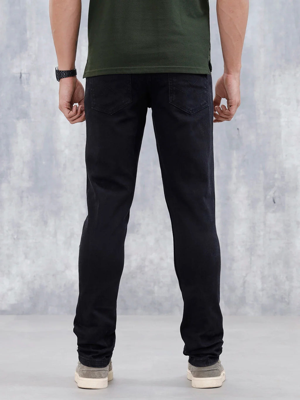 Men's Casual Slim Fit Jeans | Black