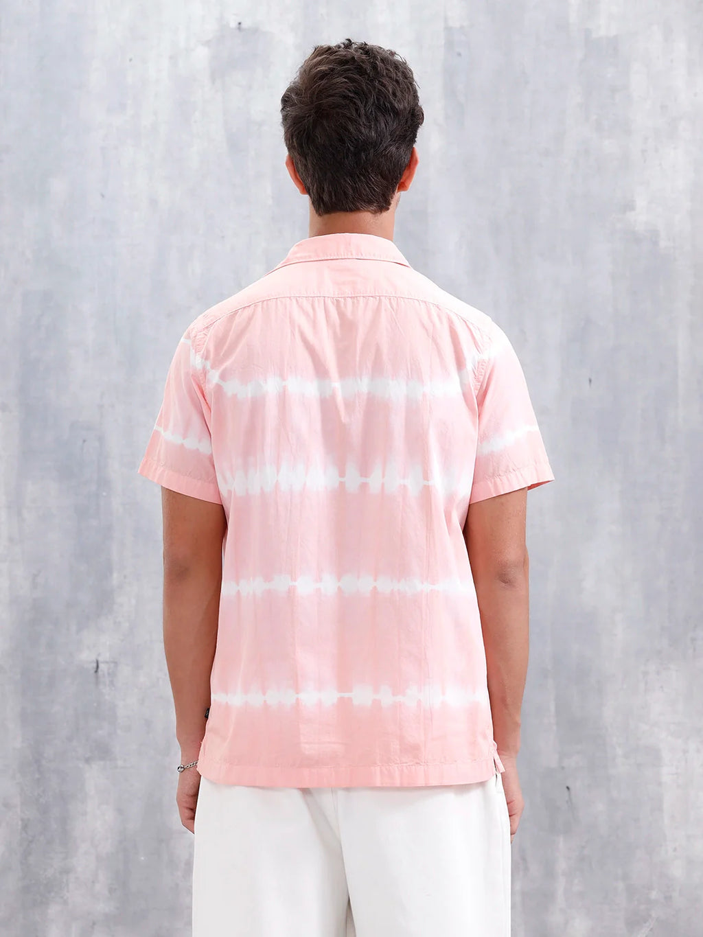 Tie Dye Printed Regular Fit Shirt | Pink
