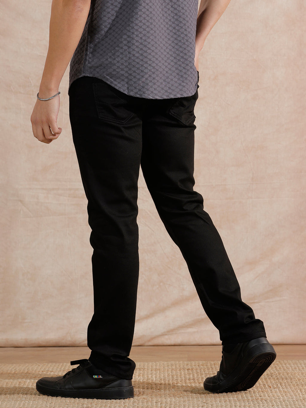 Casual Slim Fit Jeans | Black