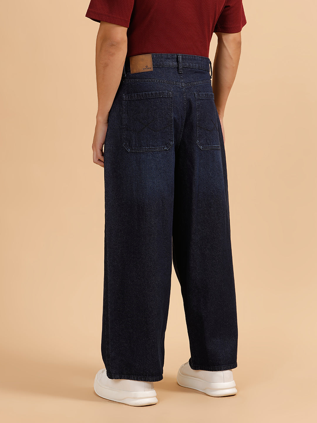 Casual Baggy Fit Jeans | Dark Blue