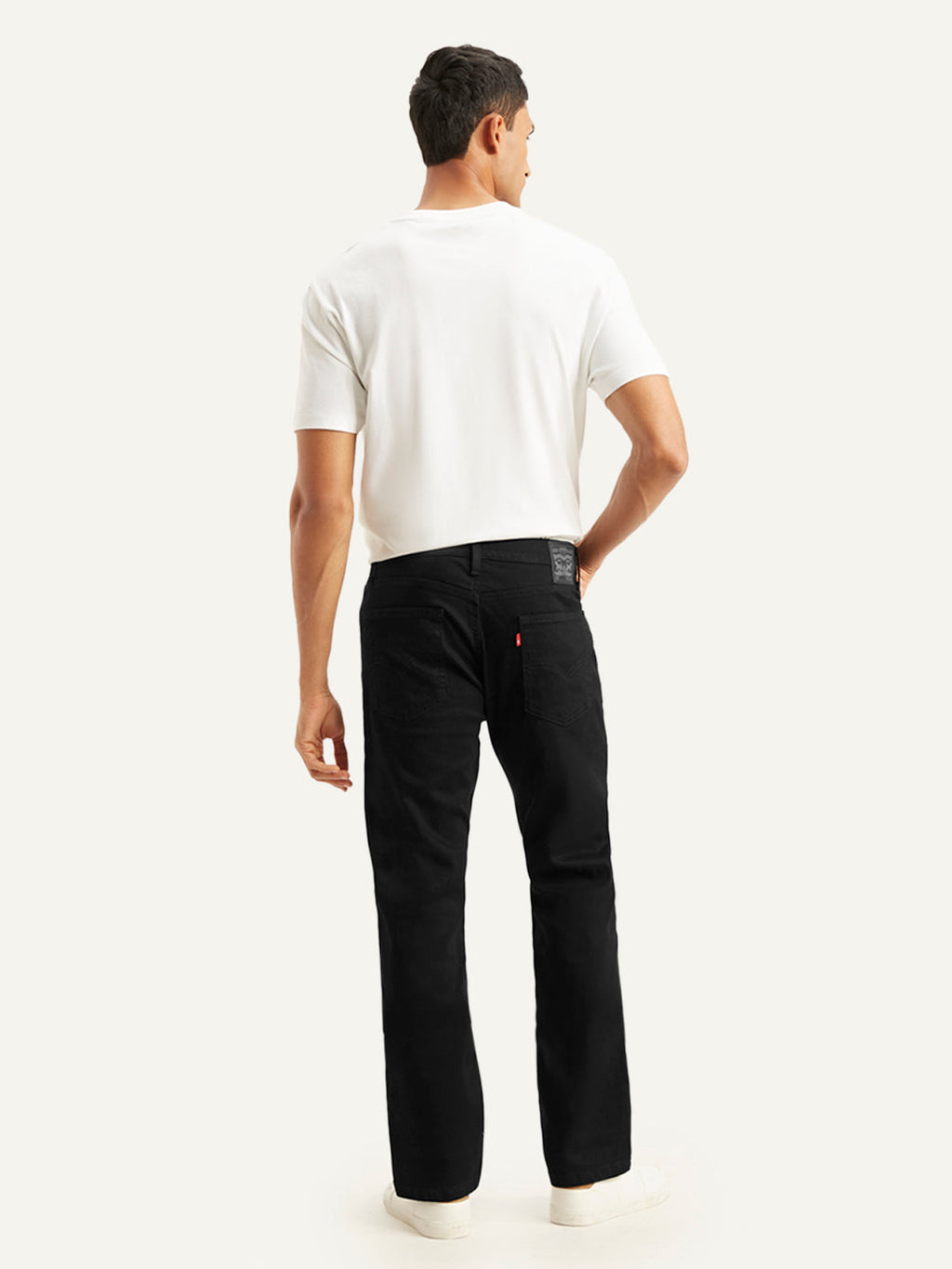 Men's 513 Black Slim Straight Fit Mid Rise Jeans