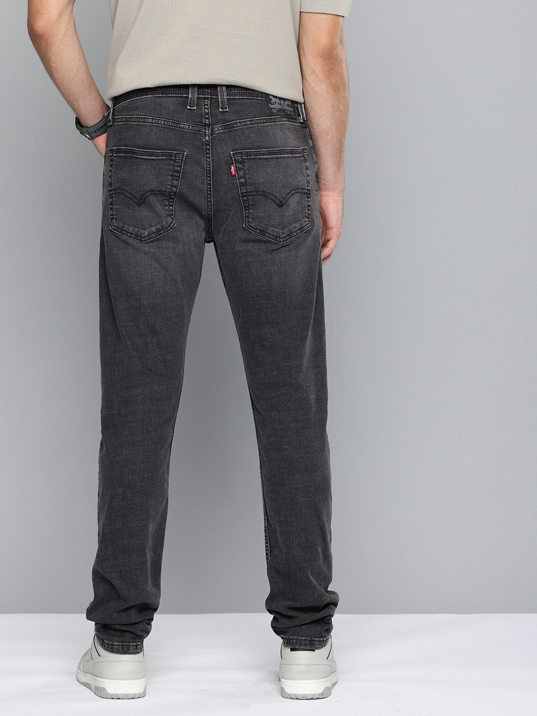 Men's 512 Black Slim Tapered Fit Mid Rise Jeans