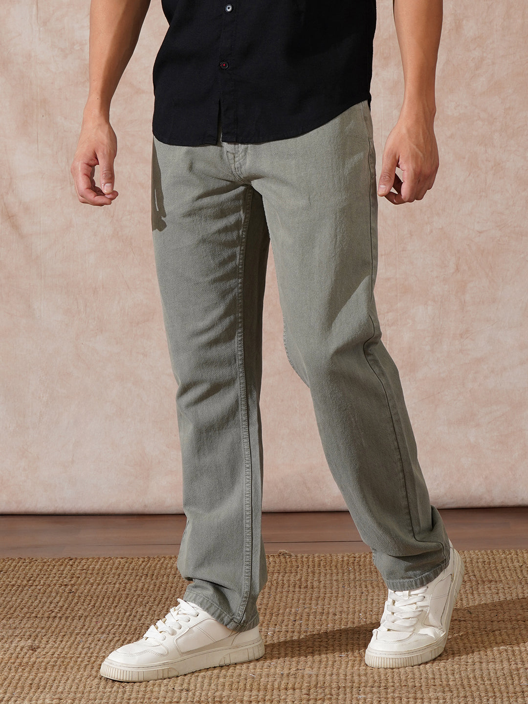 Heavy Fade Relaxed Fit Jeans | Grey