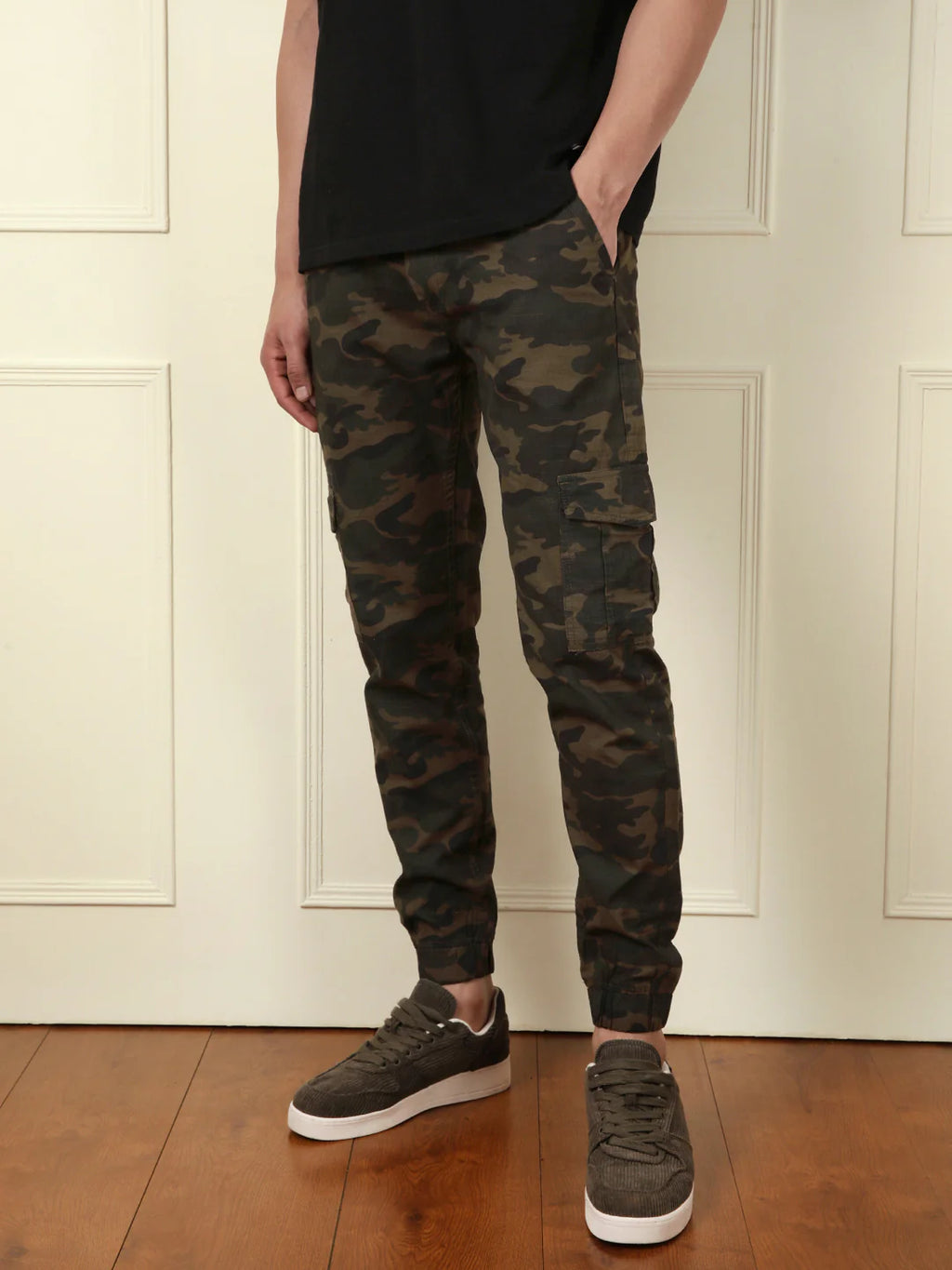 Olive Camo Cargo Jogger