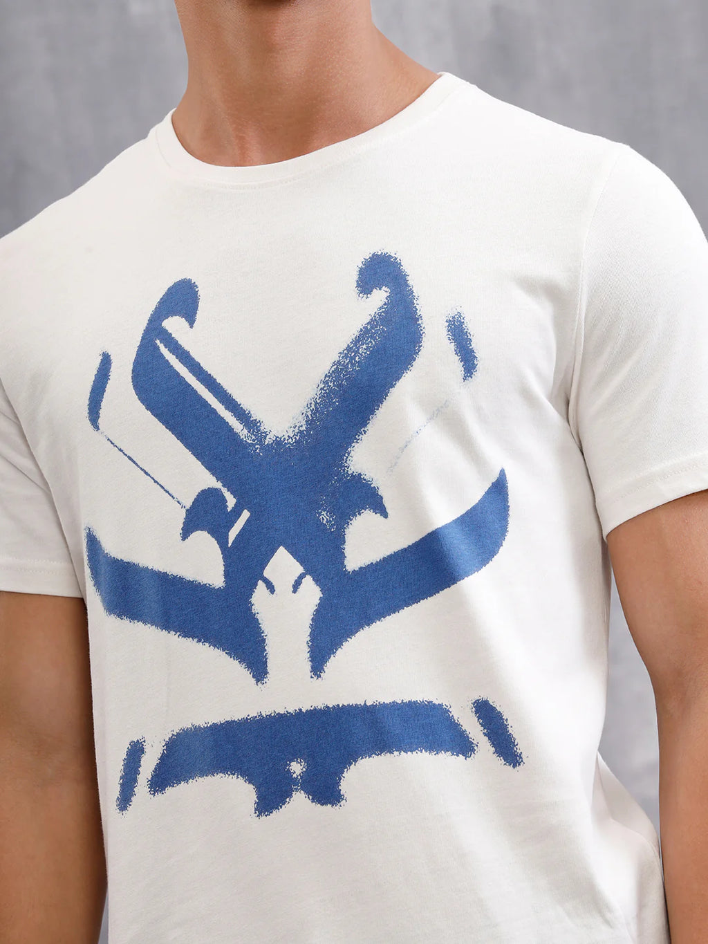 Ancient Script Inspired Brand Carrier  | Off White