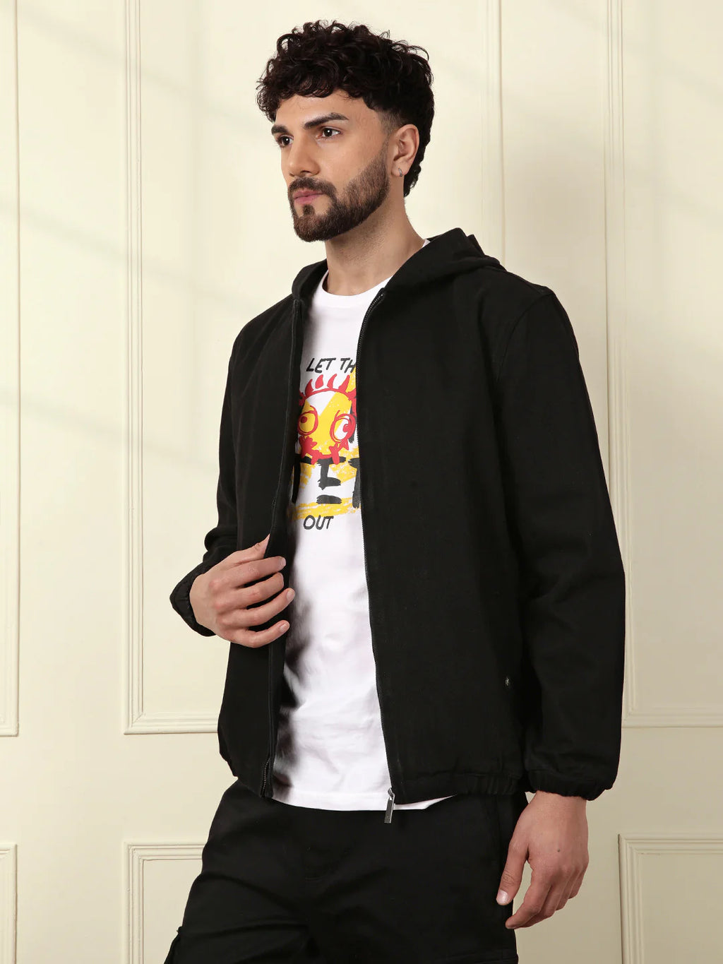 Storm Black Hooded Jacket