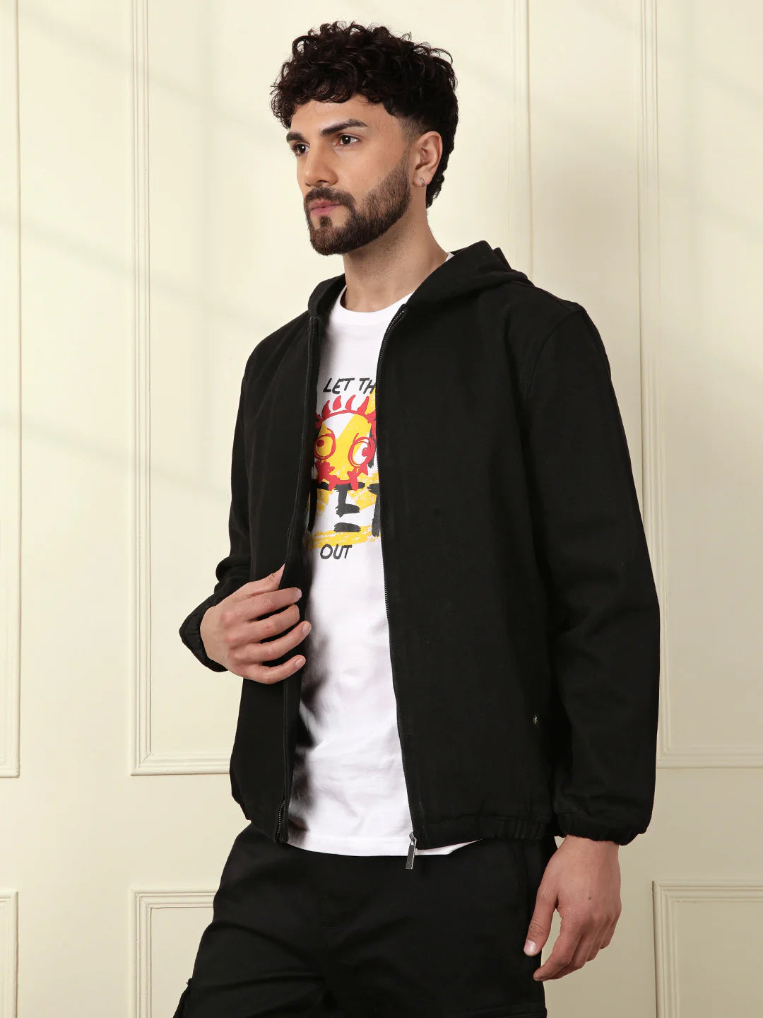 Storm Black Hooded Jacket