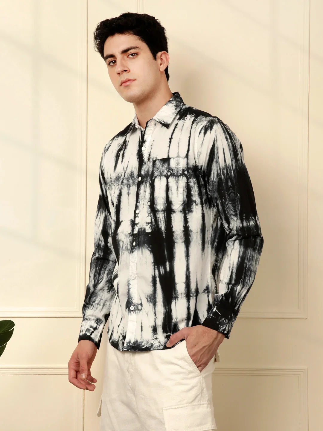 Black Dyed Full Sleeve Shirt