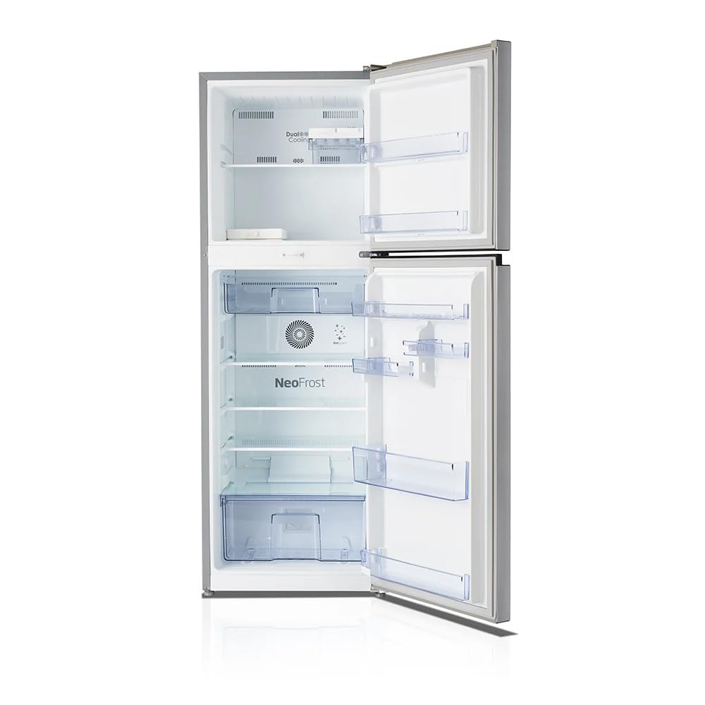 Voltas Beko RFF295C/WPXIR0I0000GD 250L 3 Star Frost Free Double Door Refrigerator (Brushed Silver)