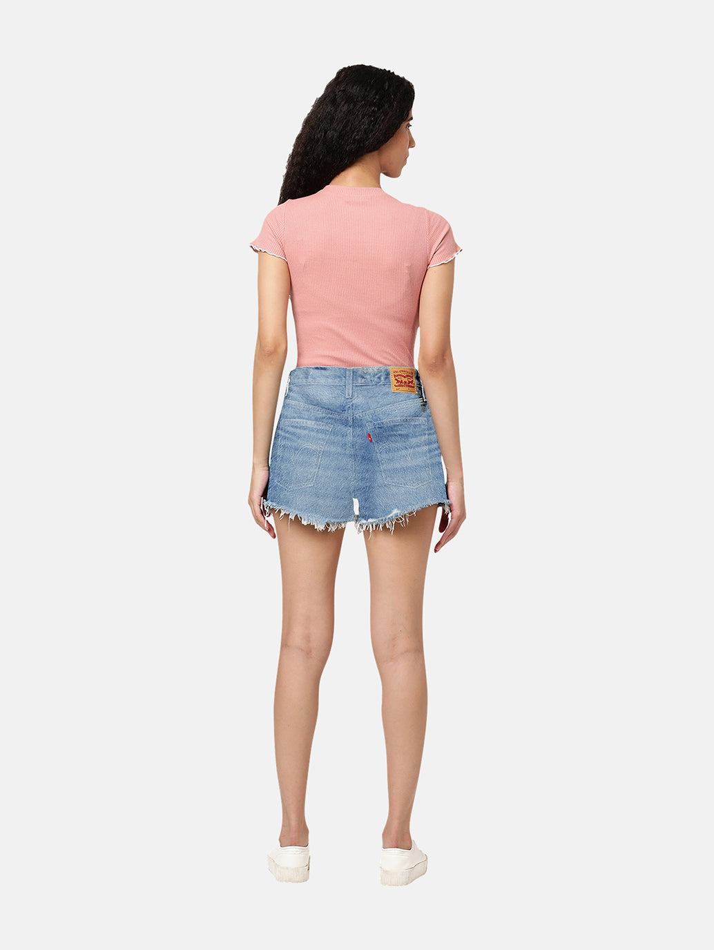 Women's 501 Indigo Straight Fit High Rise Jeans