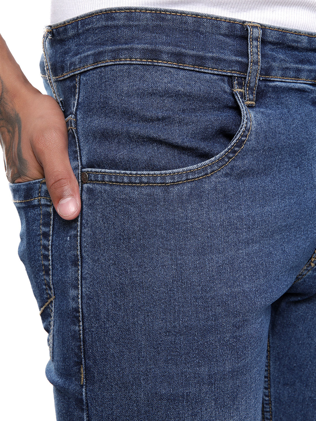 Bold Blue Heavy Duty Jeans