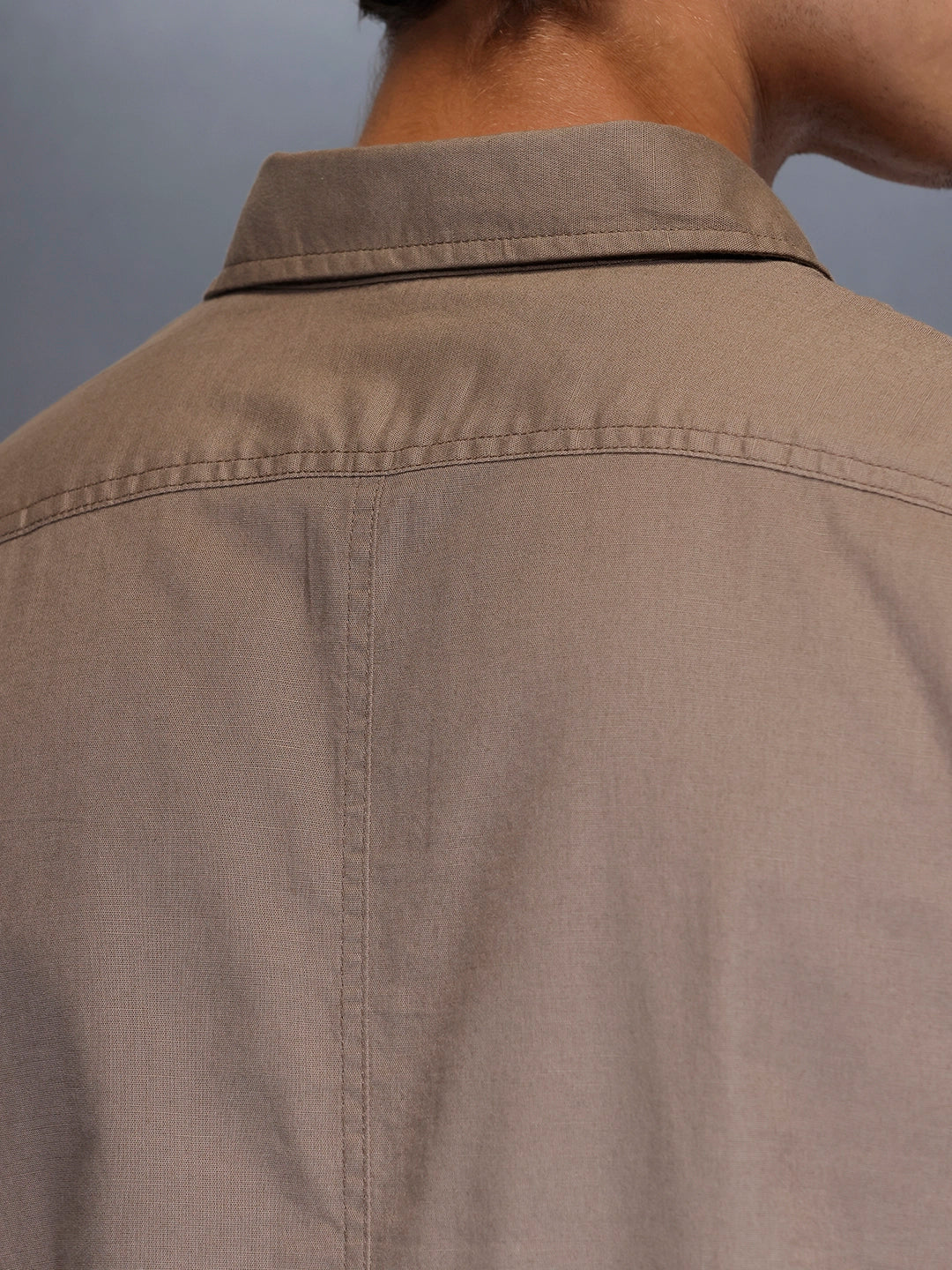 Men's Slim Fit Casual Shirt  |  Dark Grey