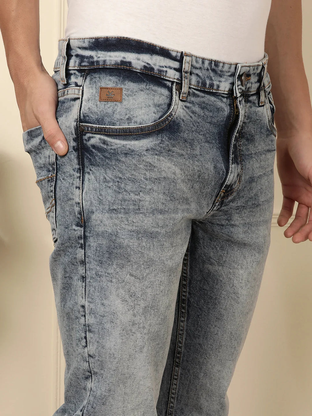 Urban Skinny Fit Denim Jeans in Blue