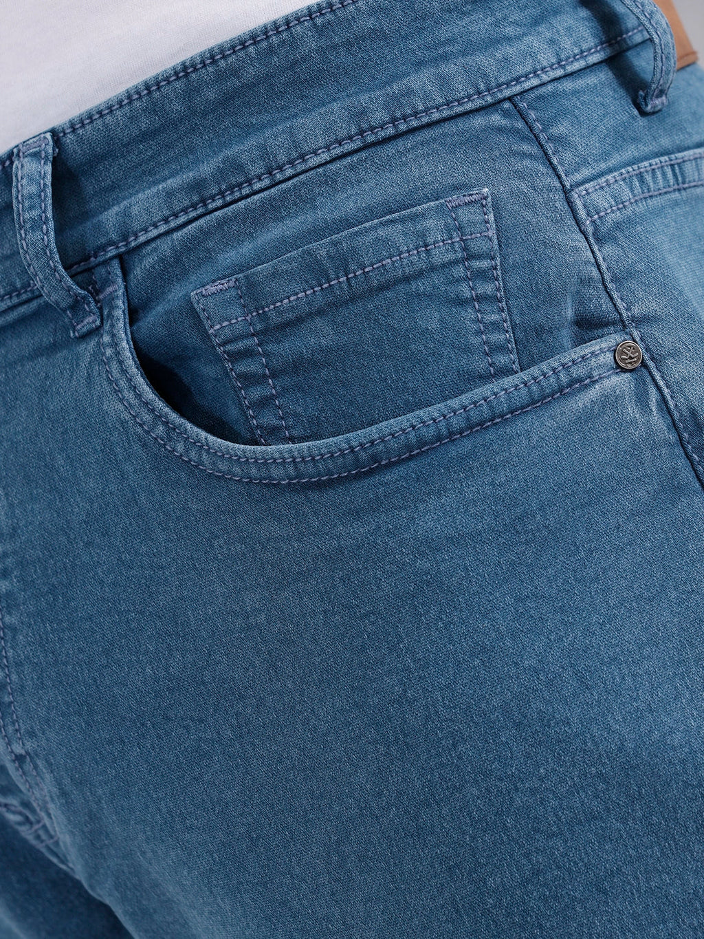 Men's Casual Jogger Fit Jeans | Teal