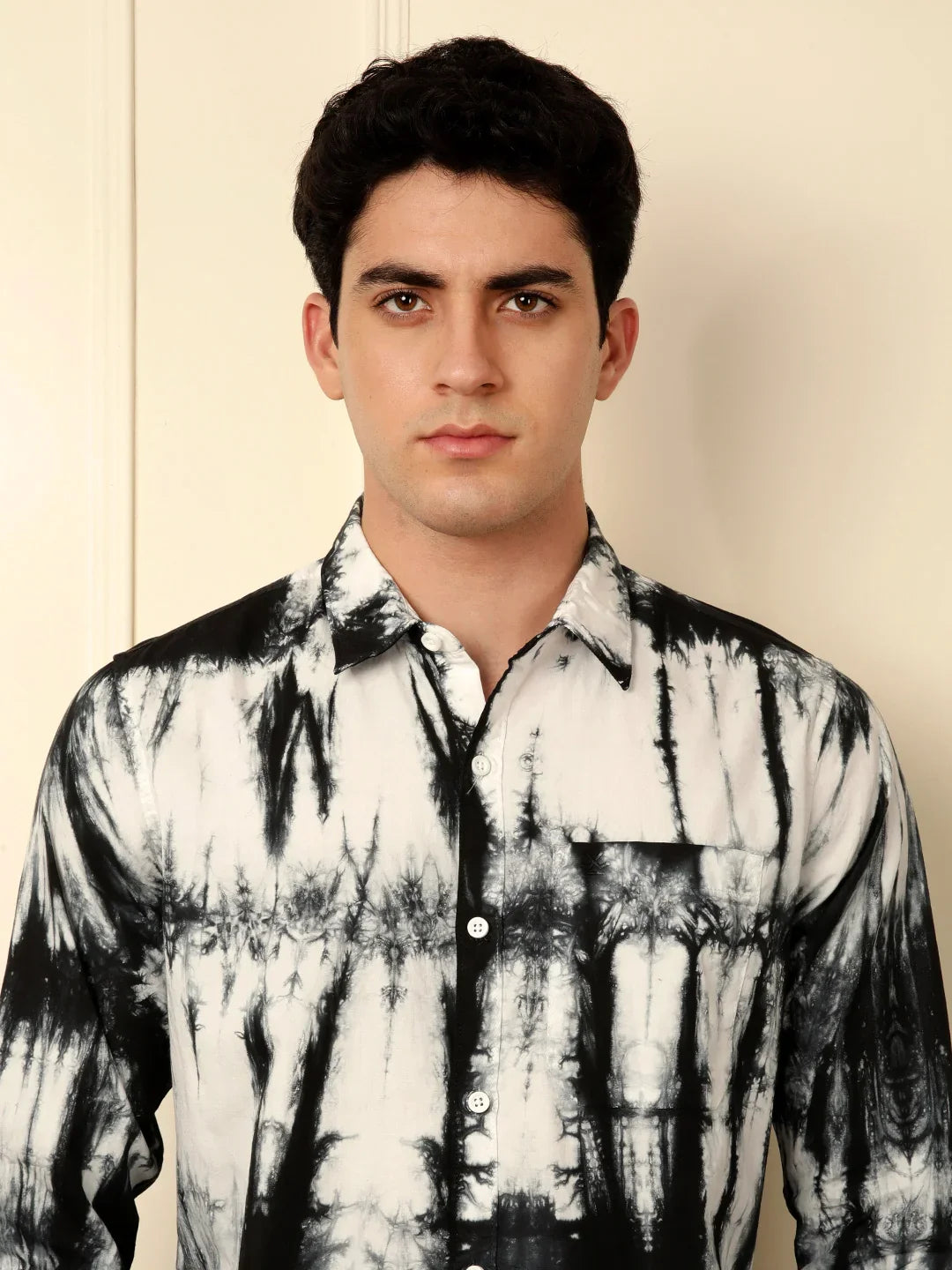 Black Dyed Full Sleeve Shirt