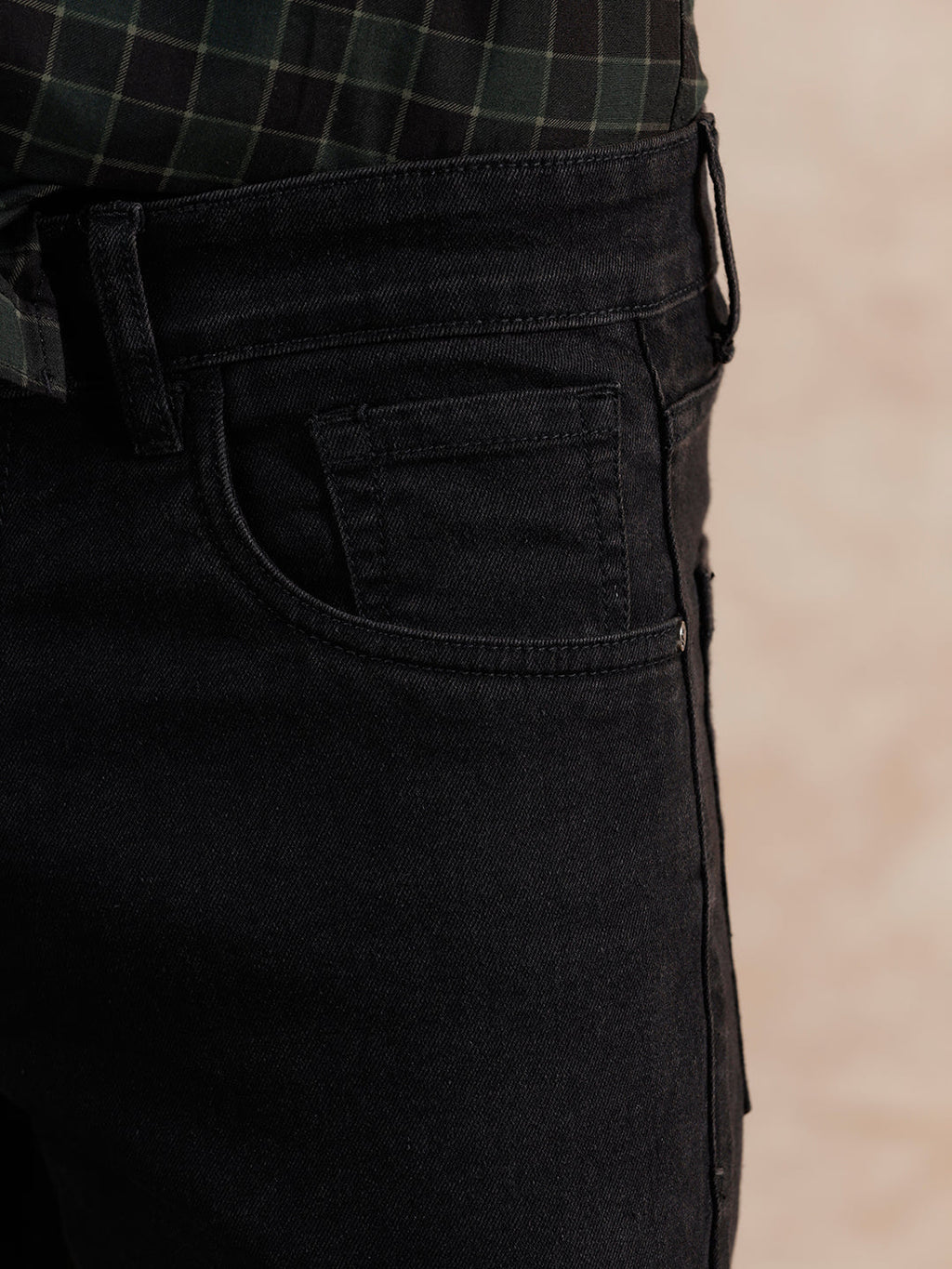 Casual Slim Fit Jeans | Black