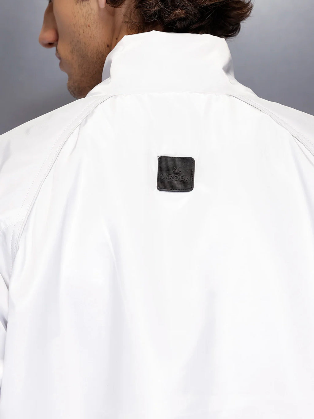 Men’s lightweight white bomber jacket | Off White