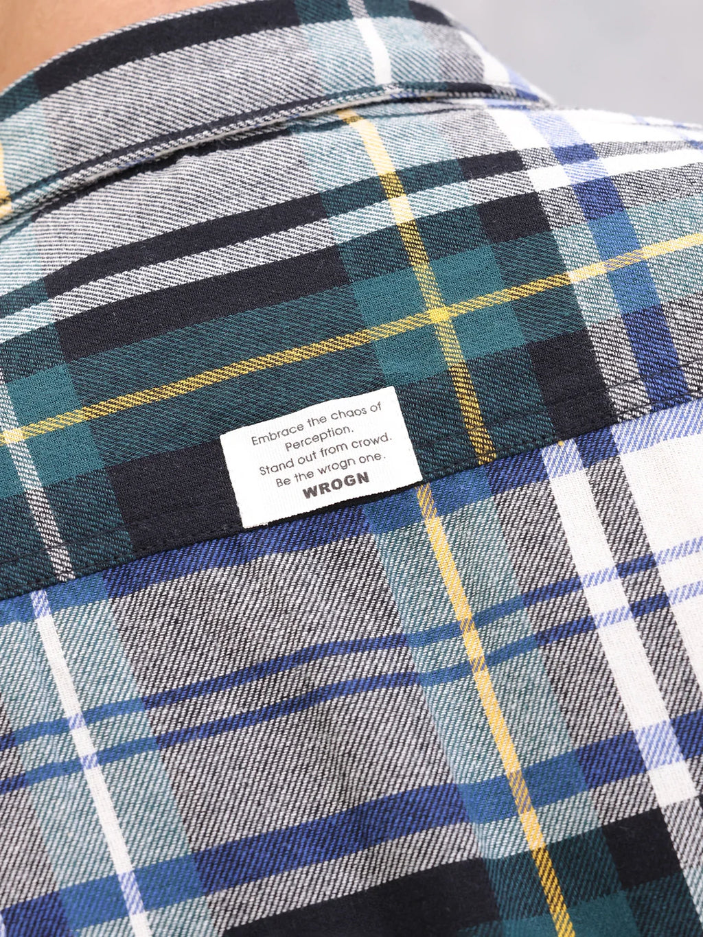Textured Checkered Regular Fit Shirt | Green