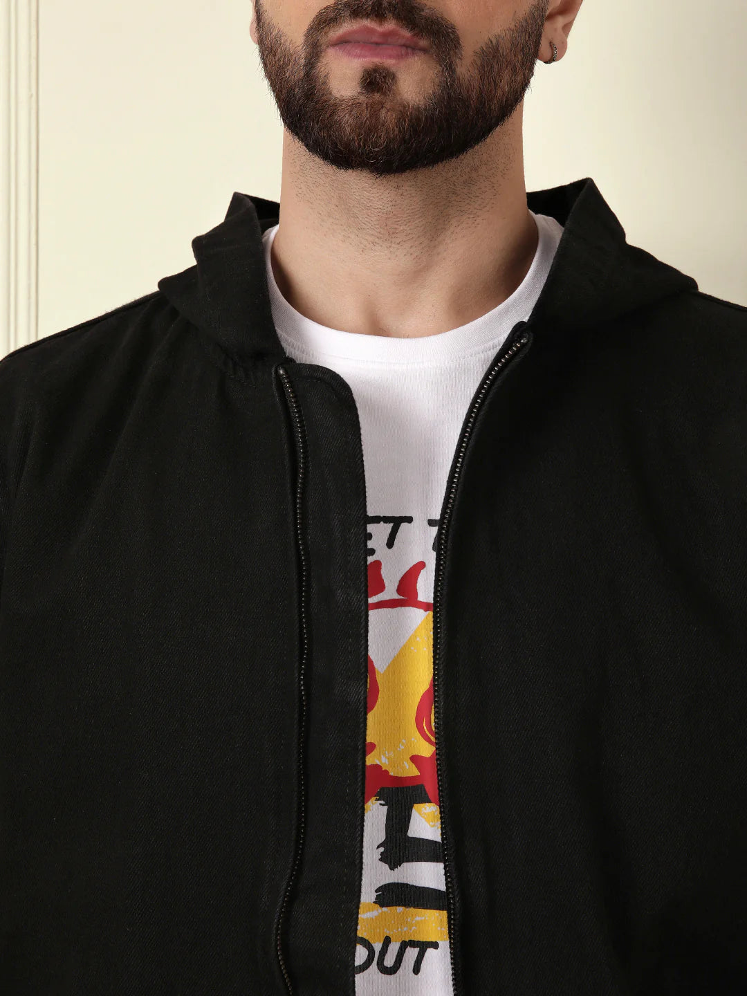 Storm Black Hooded Jacket