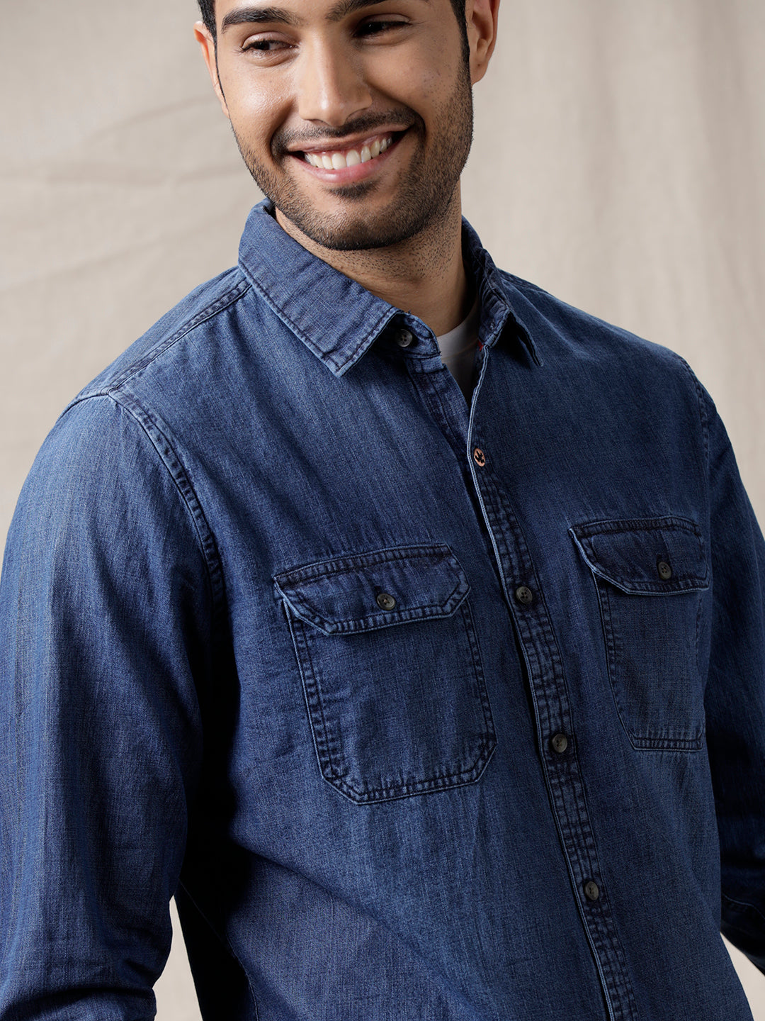 Ultramarine Casual Cotton Shirt