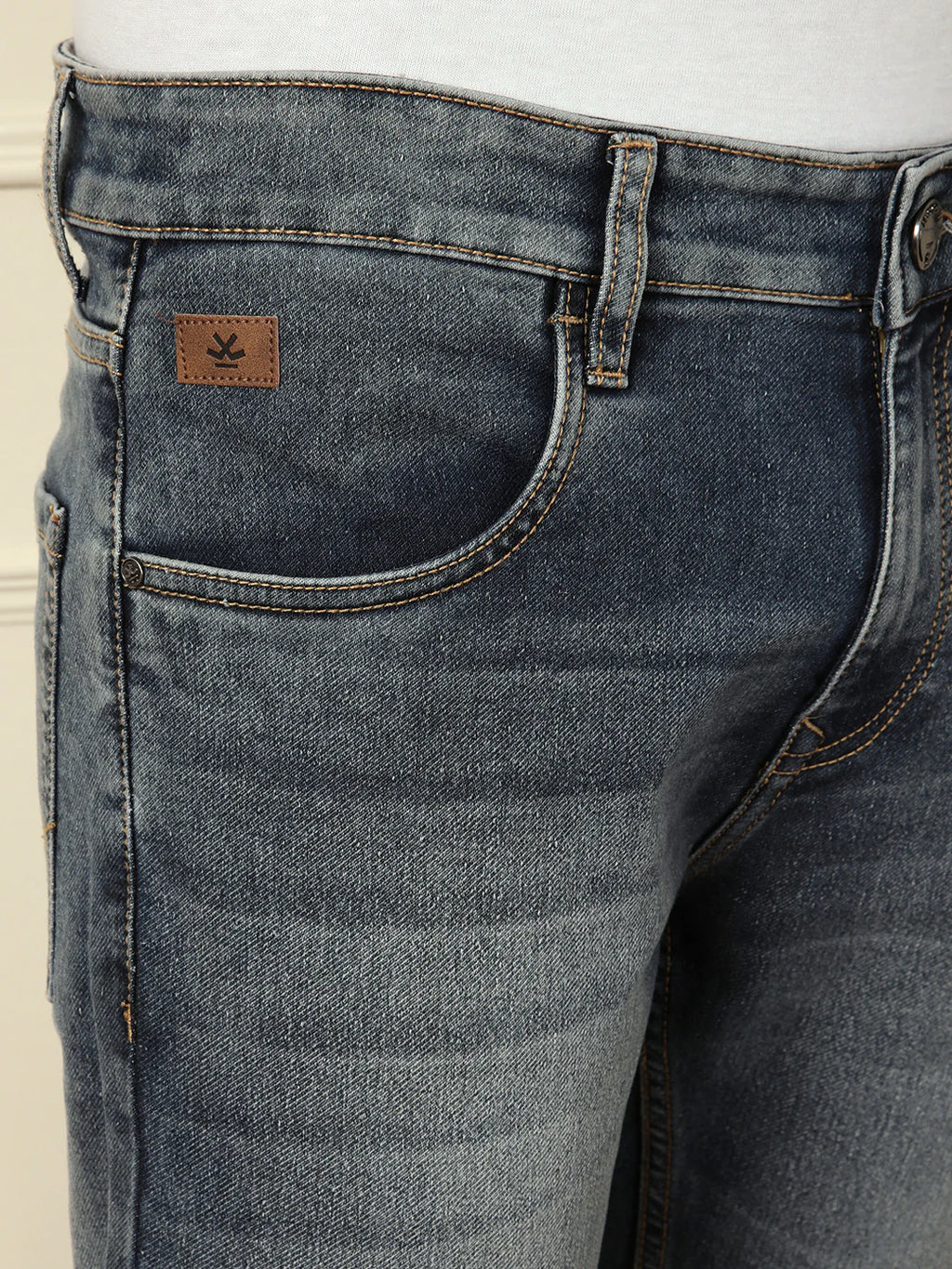 Heavy Fade Skinny Fit Jeans | Blue