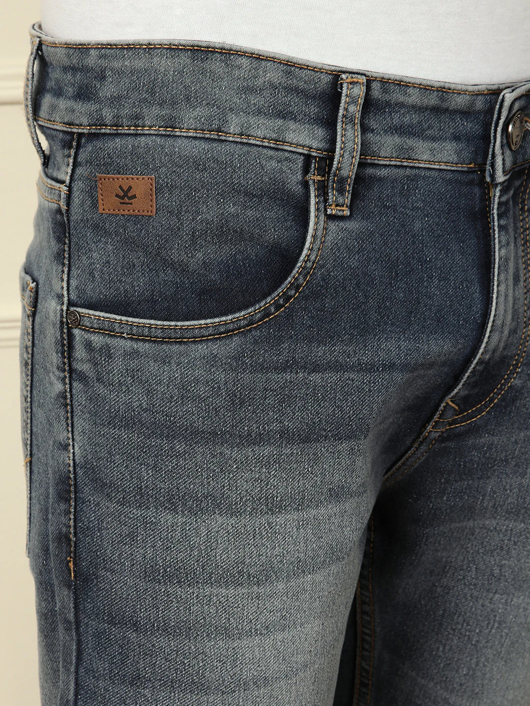 Heavy Fade Skinny Fit Jeans | Blue