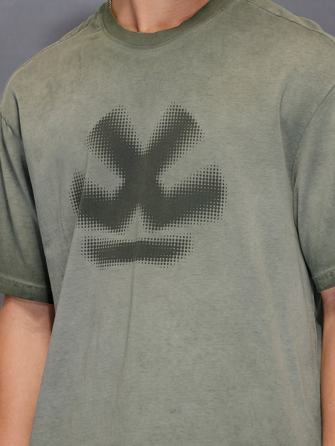 Men’s washed oversized tshirt | Charcoal