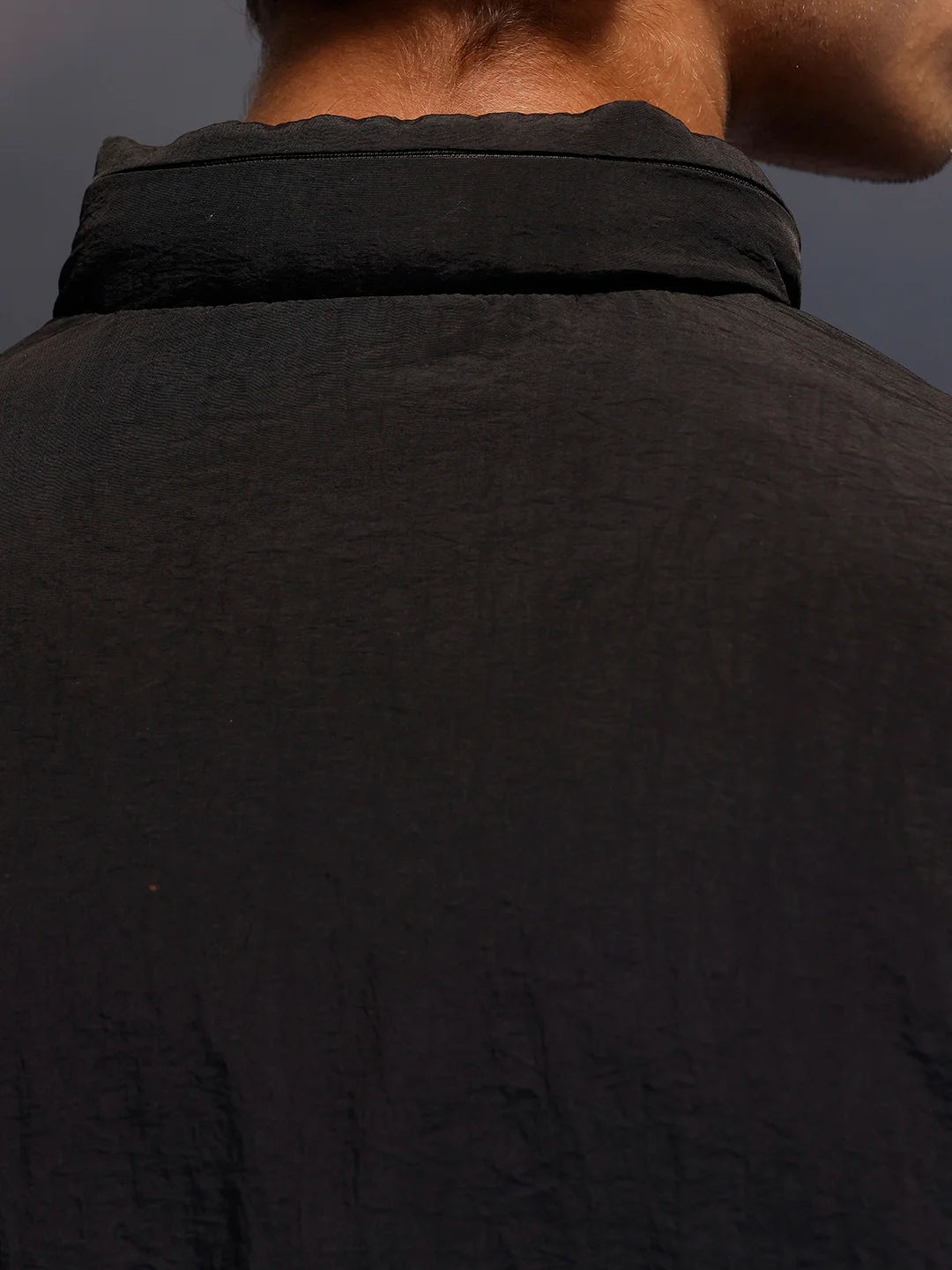 HighNeck Utility Jacket  |  Black