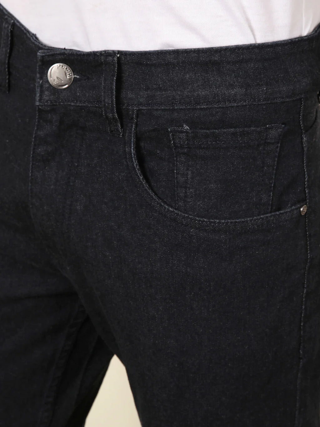 Casual Skinny Crop Jeans | Black