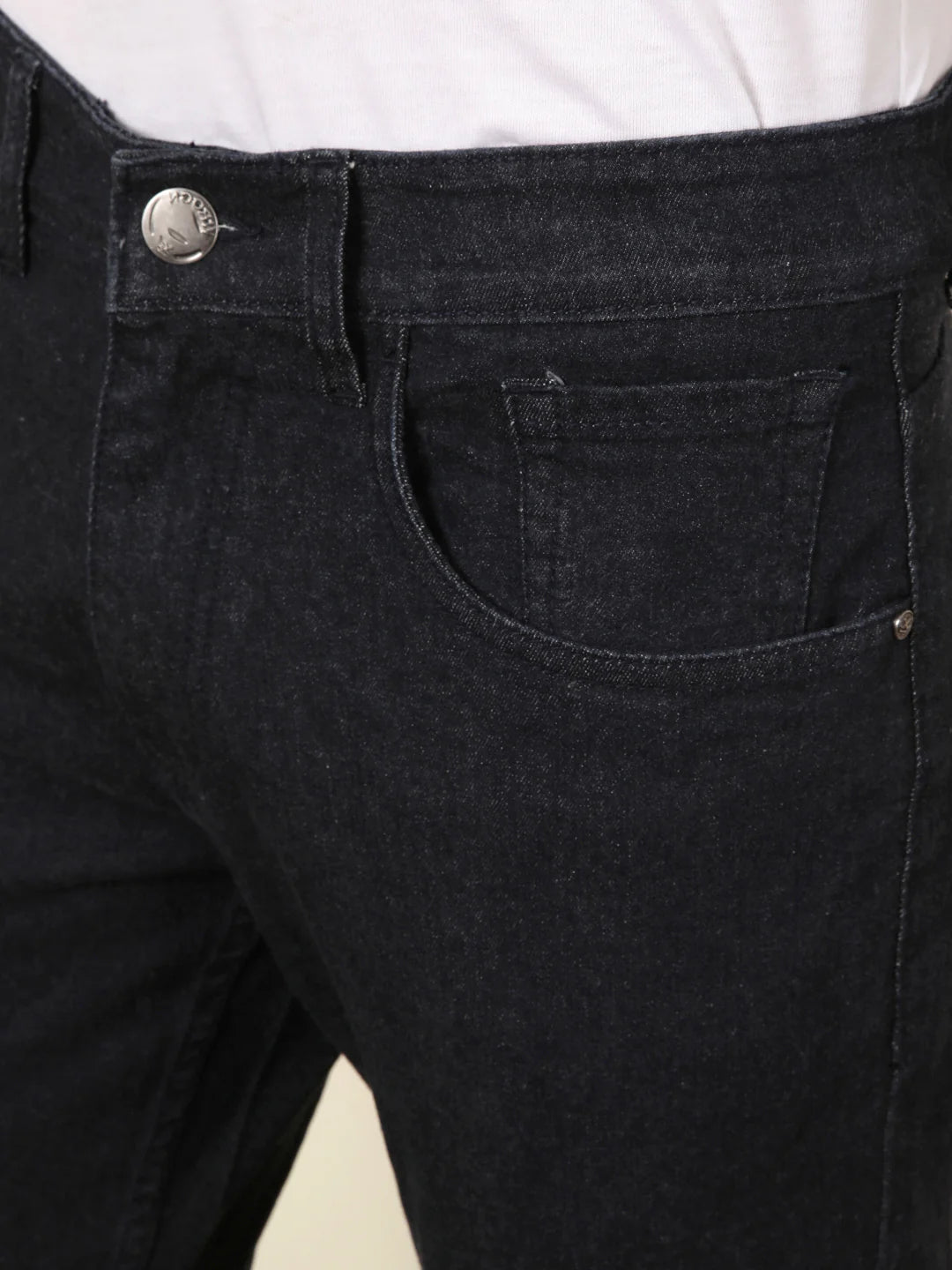 Casual Skinny Crop Jeans | Black