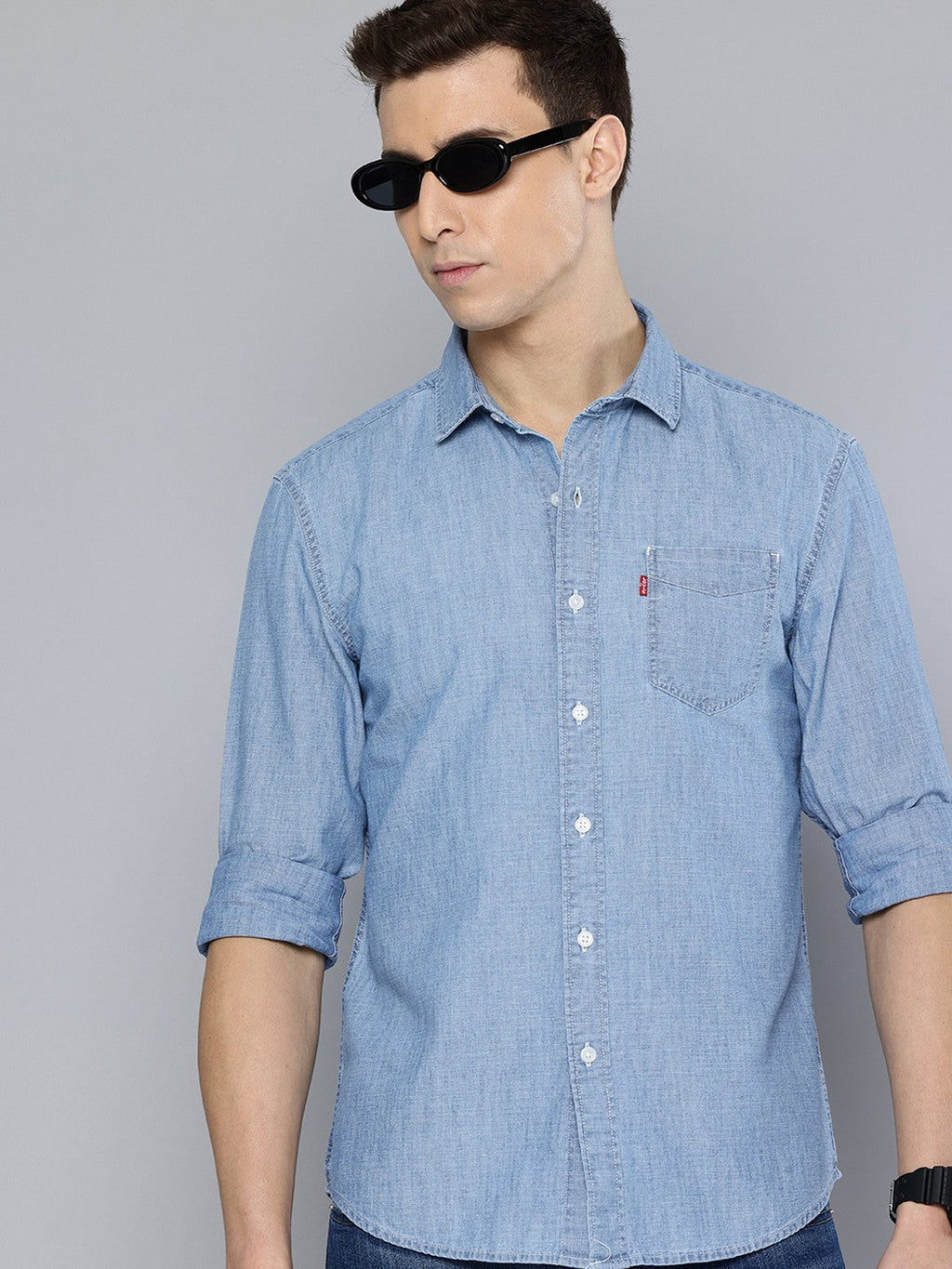 Men's Solid Regular Fit Shirt