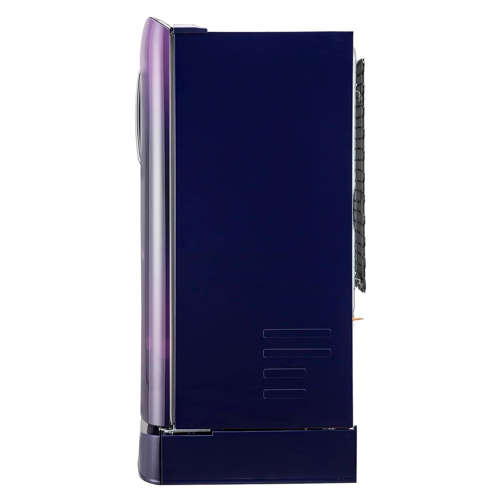 LG 185 L Direct Cool Single Door 5 Star Refrigerator with Base Drawer (Blue Ilan, GL-D201ABIU)