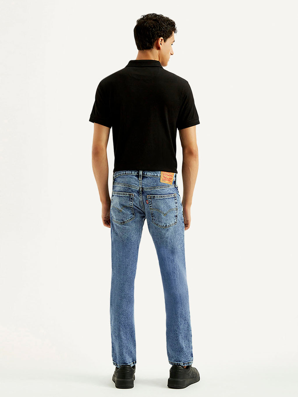 Men's 65504 Light Blue Skinny Fit Mid Rise Jeans