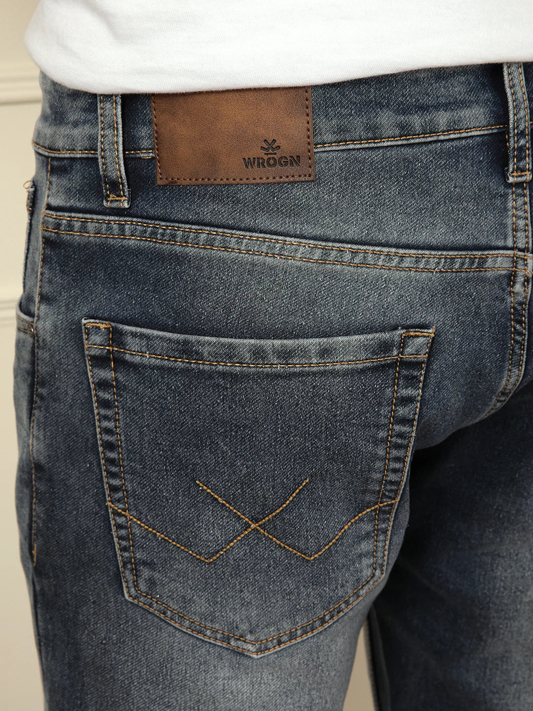 Heavy Fade Skinny Fit Jeans | Blue